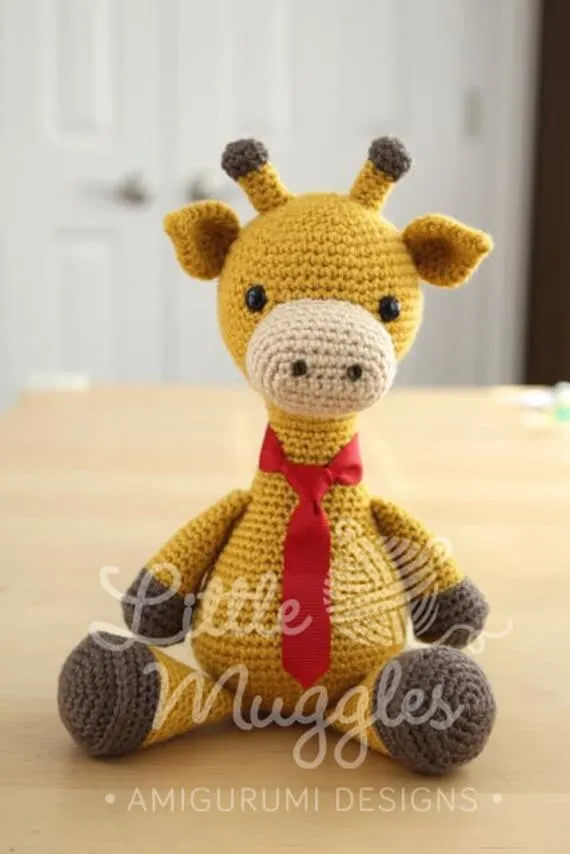 Amigurumi Crochet patrón Stanley la jirafa por littlemuggles Amigurumi Crochet patrón Stanley la jirafa por littlemuggles