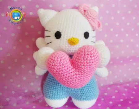 Hello Kitty a crochet patrones español - Imagui