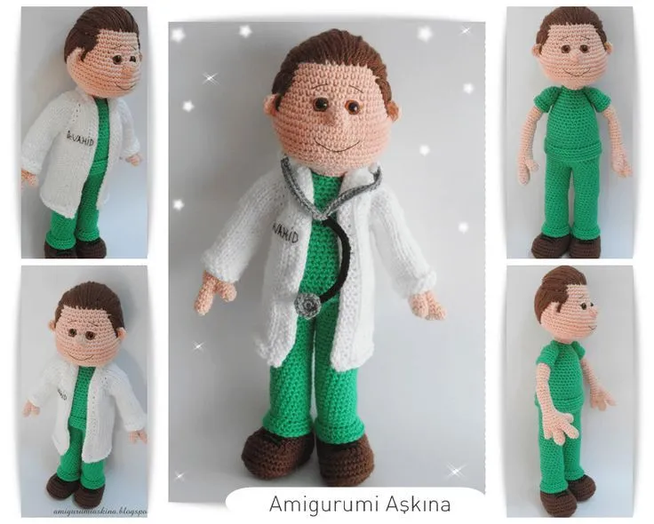 amigurumi, Medico | LETS MAKE A DOLL | Pinterest | Amigurumi ... amigurumi, Medico | LETS MAKE A DOLL | Pinterest | Amigurumi ...