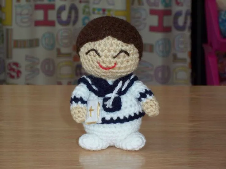 Amigurumi Niño Comunión - Patrón Gratis en Español aquí: http ... Amigurumi Niño Comunión - Patrón Gratis en Español aquí: http ...