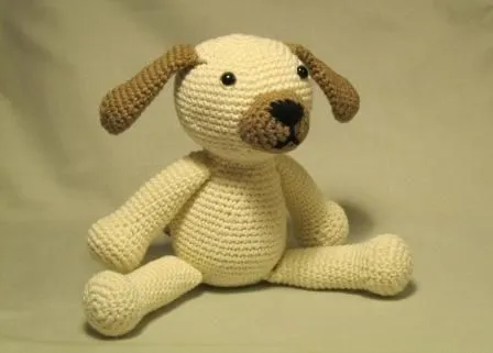 Patron en español de perro amigurumi - Imagui