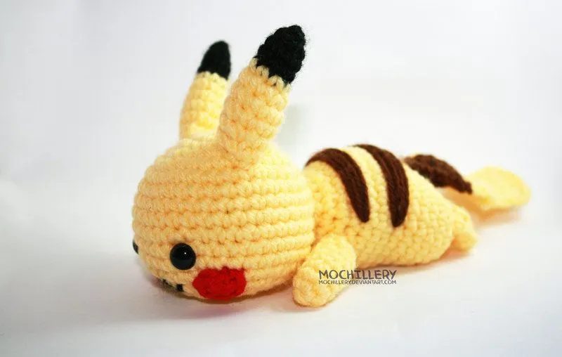 Amigurumis de Bulbasaur, Squirtle, Charmander y Pikachu | La ...