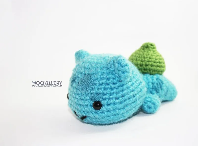 Amigurumis de Bulbasaur, Squirtle, Charmander y Pikachu | La ...