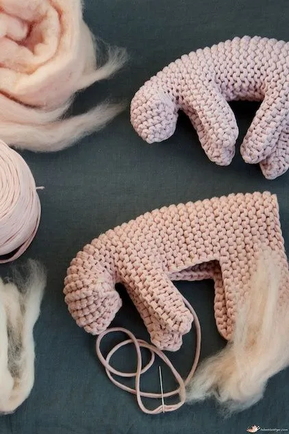 Amigurumis: corderitos de trapillo a 2 agujas | El blog de ... Amigurumis: corderitos de trapillo a 2 agujas | El blog de ...