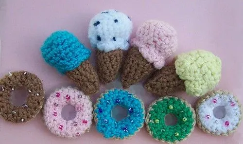 Amigurumis from Argentina: Donuts and Icecream Amigurumis