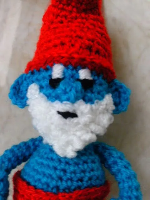 amigurumis marga: papa pitufo
