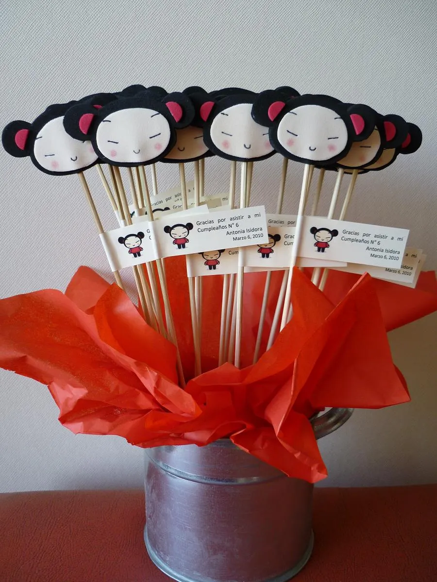 Amilú Creaciones: Pucca, para cumpleaños