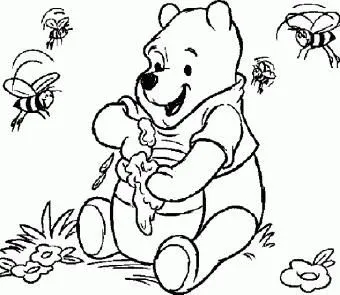 Winnie Pooh baby colorear - Imagui