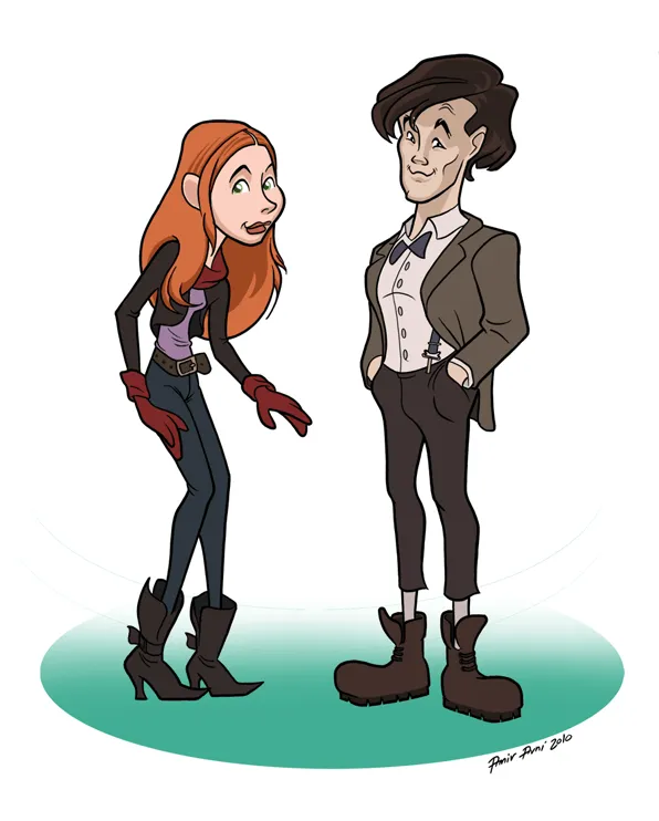 Amir Avni's Cartoon Blog: The Doctor and Amy