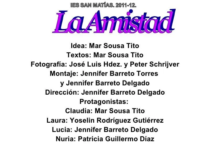 La amistad