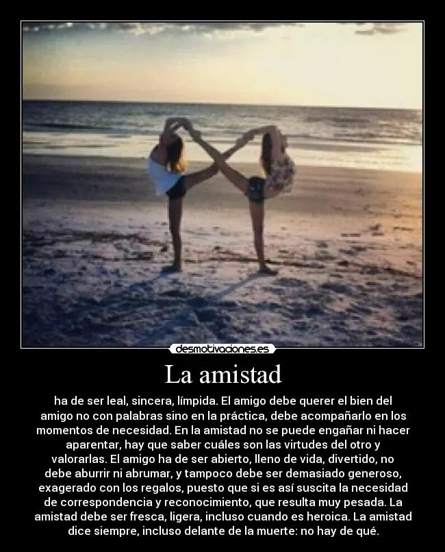 La amistad | Desmotivaciones