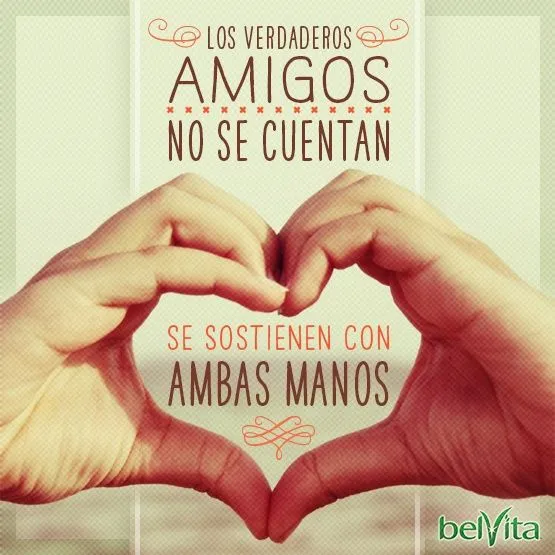 les amis ne se comptent pas ,se soutiennent par les deux mains ...