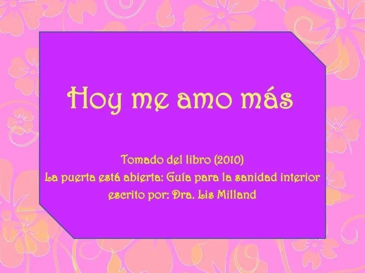 Hoy me amo más