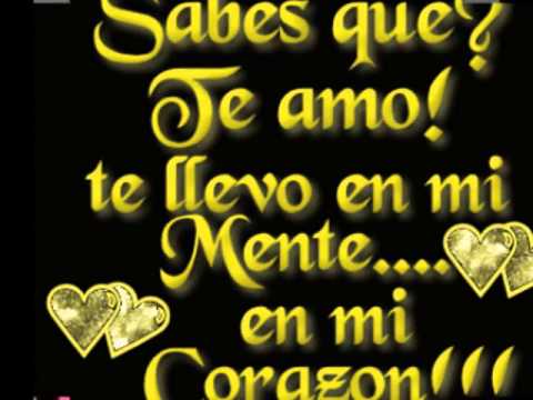 TE AMO ALEJANDRA - YouTube