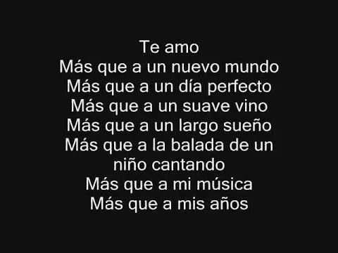 Te Amo - Alexander Acha - CON LETRA - YouTube Te Amo - Alexander Acha - CON LETRA - YouTube