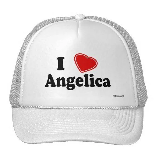 Amo la angélica gorros bordados de Zazzle. Amo la angélica gorros bordados de Zazzle.
