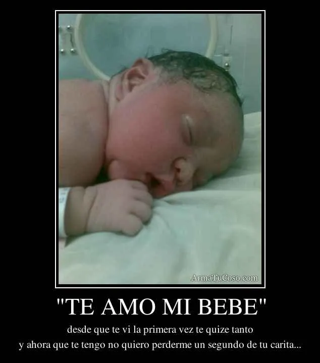 Amo a mi bebé - Imagui