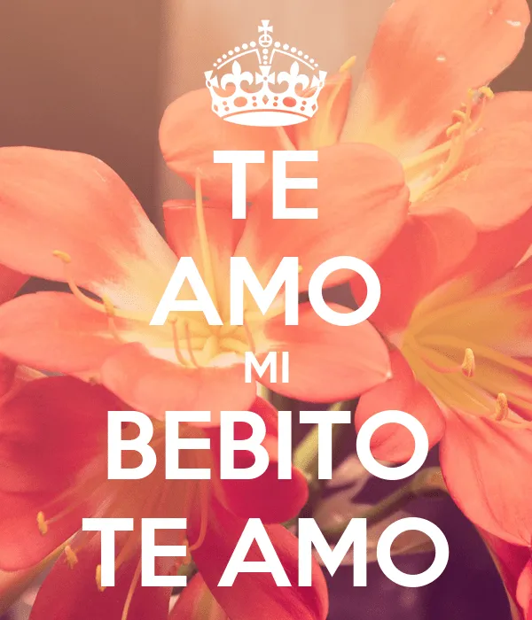 TE AMO MI BEBITO TE AMO - KEEP CALM AND CARRY ON Image Generator