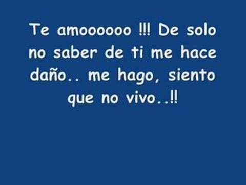 TE AMO - Carlitos | Letras.mus.br