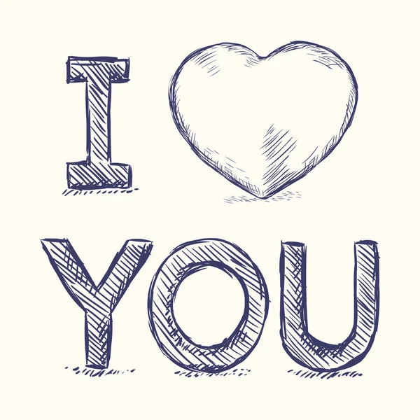 Te amo dibujo ilustración — Vector stock © nikiteev #60985229 Te amo dibujo ilustración — Vector stock © nikiteev #60985229