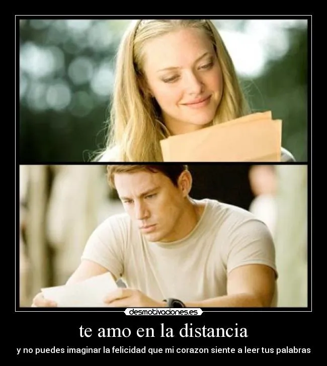 te amo en la distancia | Desmotivaciones te amo en la distancia | Desmotivaciones