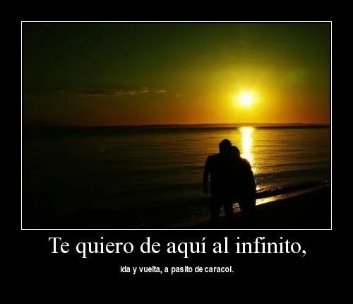 Te amo de aquí al infinito | Imagenes para Facebook [FB]