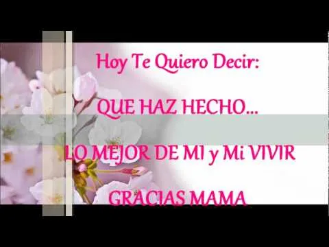 TE AMO MAMA ❤ Marco Antonio Solis ❤ ┊ ☆ FELIZ DIA DE LAS MAMAS ...