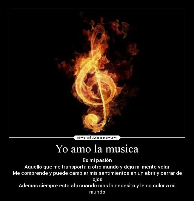 Yo amo la musica | Desmotivaciones