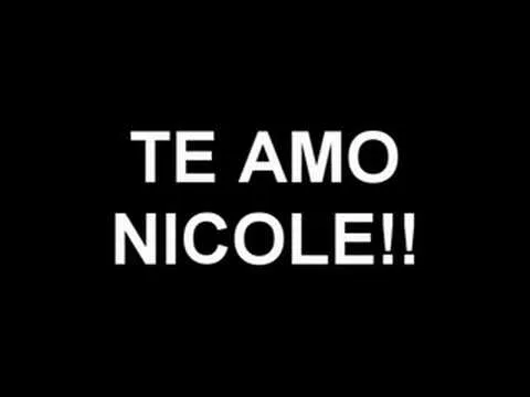 TE AMO NICOLE - MIS DIAS - NACH - YouTube