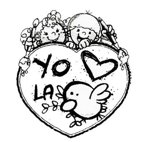 YO AMO LA PAZ – DIBUJOS PARA COLOREAR SOBRE LA PAZ YO AMO LA PAZ – DIBUJOS PARA COLOREAR SOBRE LA PAZ