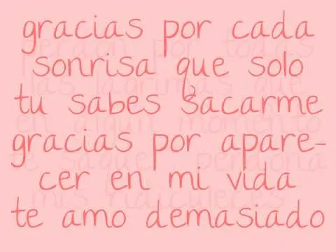 Te amo mucho yosselin