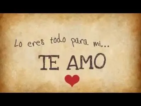 Te Amo - YouTube