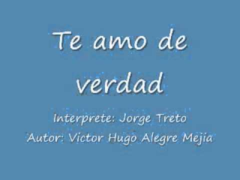 Te amo de verdad - YouTube