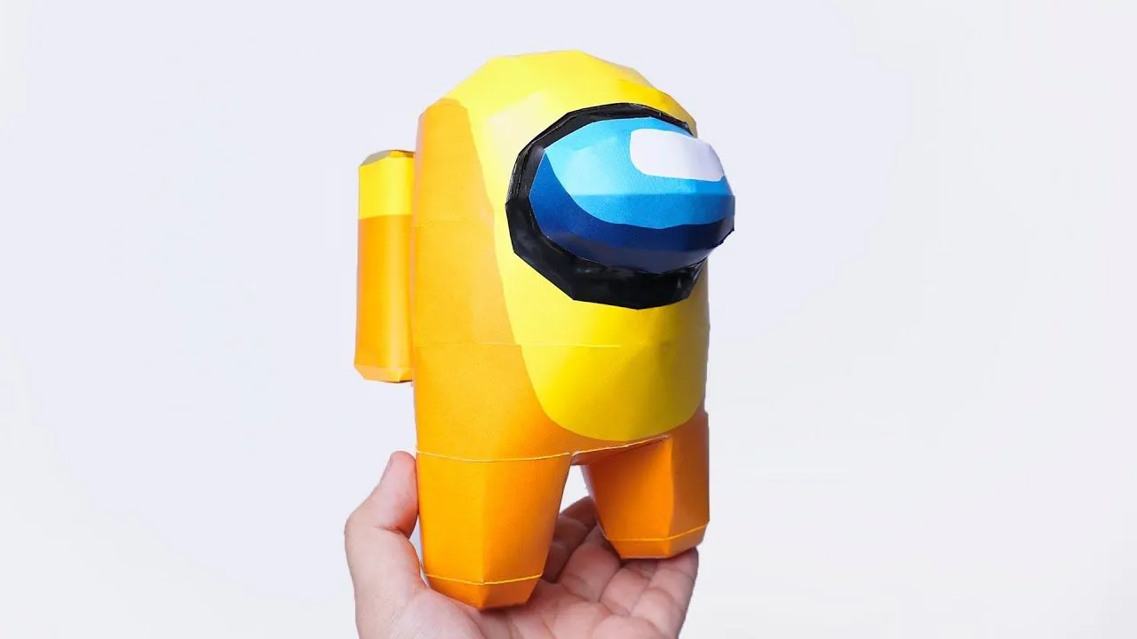 Among Us de papel - Cómo hacer un tripulante de papercraft - YouTube Among Us de papel - Cómo hacer un tripulante de papercraft - YouTube