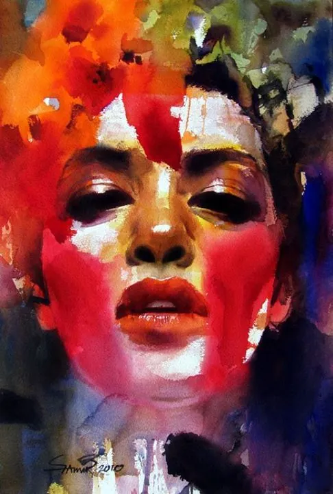 Por Amor al Arte: Los mejores retratos acuarela de artistas famosos Por Amor al Arte: Los mejores retratos acuarela de artistas famosos