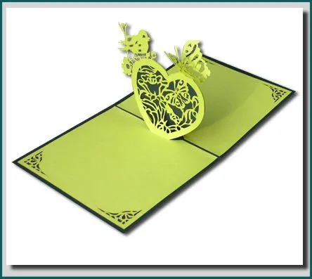 Corazón del amor de la 3D pop up de tarjetas de felicitación ...