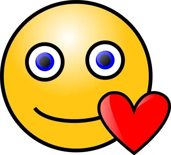 El amor del Corazón sonriente imagen prediseñada Vector de ... El amor del Corazón sonriente imagen prediseñada Vector de ...