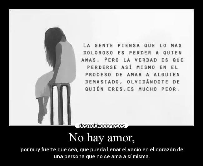 No hay amor, | Desmotivaciones