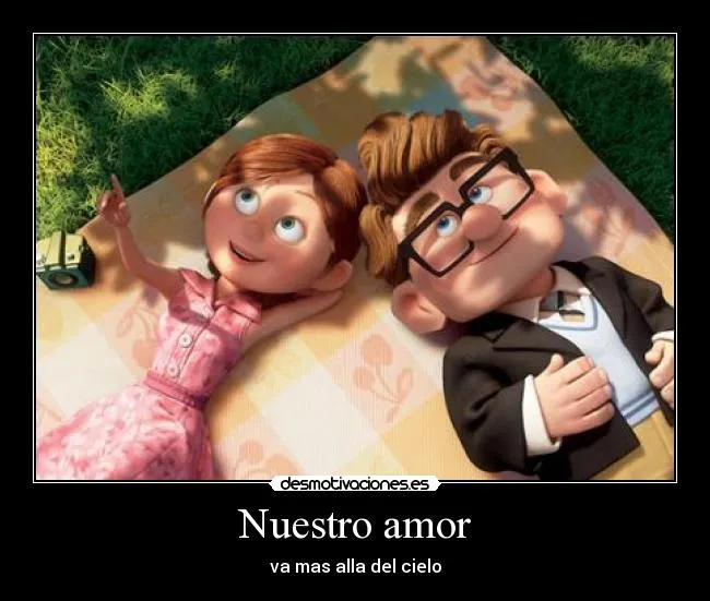 Imagenes de up una aventura de altura con frases de amor - Imagui