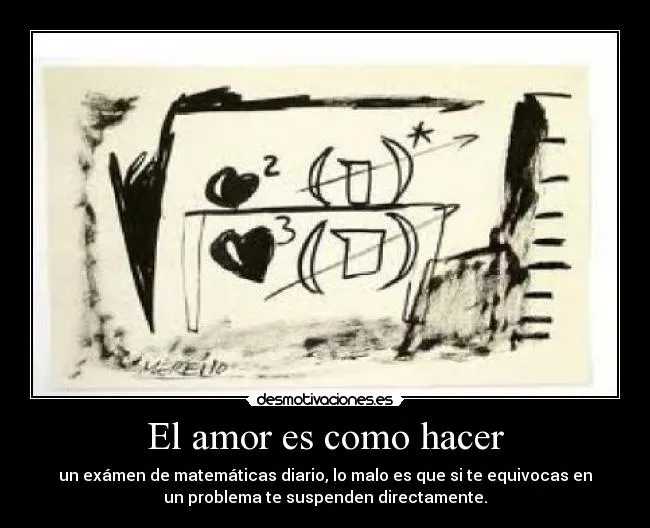 El amor es como hacer | Desmotivaciones