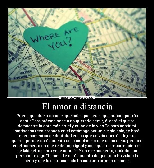 El amor a distancia | Desmotivaciones