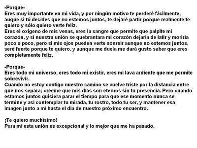 El Amor a Distancia : Test de amor desamor frases cartas y poemas El Amor a Distancia : Test de amor desamor frases cartas y poemas