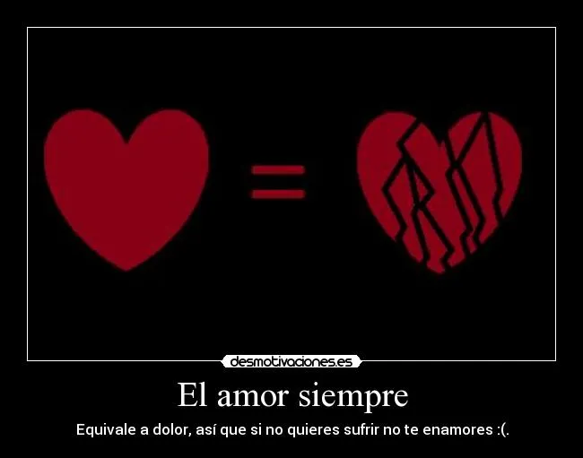 Amor con dolor - Imagui