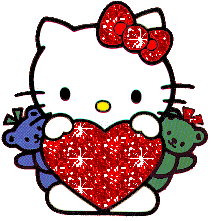 Amor – Hello Kitty coração | Recados para Facebook e Orkut Amor – Hello Kitty coração | Recados para Facebook e Orkut