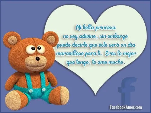 Buenos días mi amor - Imágenes Bonitas para Facebook Amor y Amistad