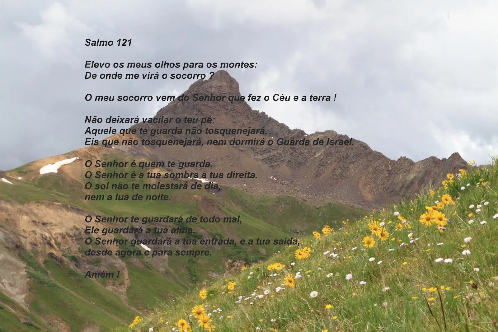 Amor Maior!: Salmo 121