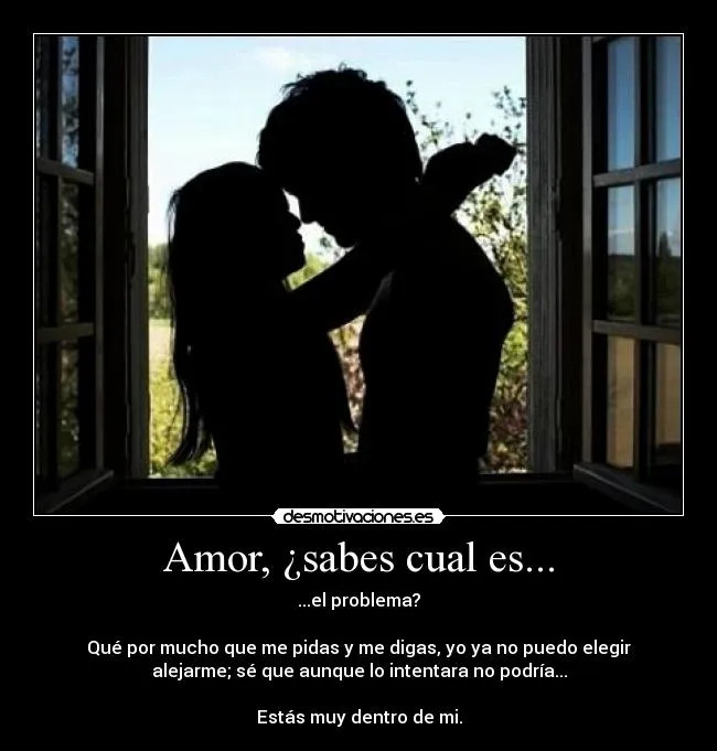 Amor, ¿sabes cual es... | Desmotivaciones