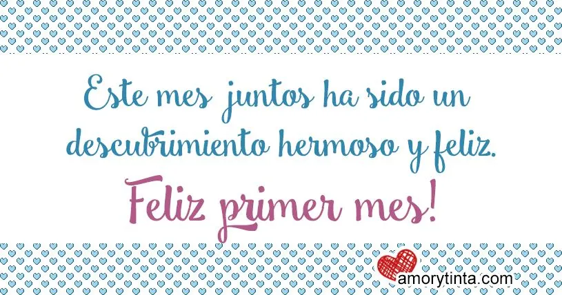 Amor y Tinta: Frases para el primer mes de novios