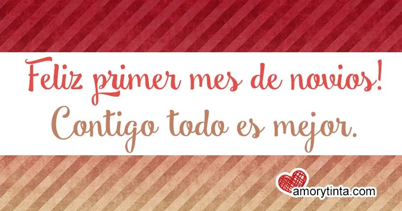 Amor y Tinta: Frases para el primer mes de novios