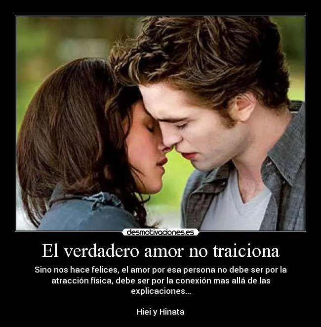El verdadero amor no traiciona | Desmotivaciones